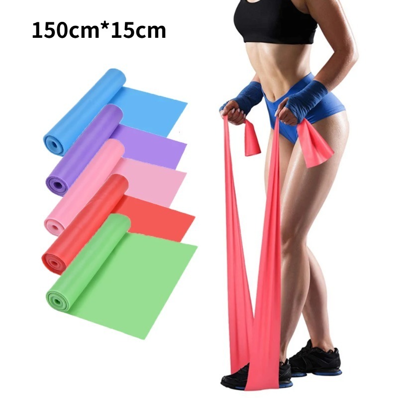 Yoga Fitness Resistance Band - Natürliche Latex-Widerstandsbänder, Elastische Trainingsbänder für Yoga,