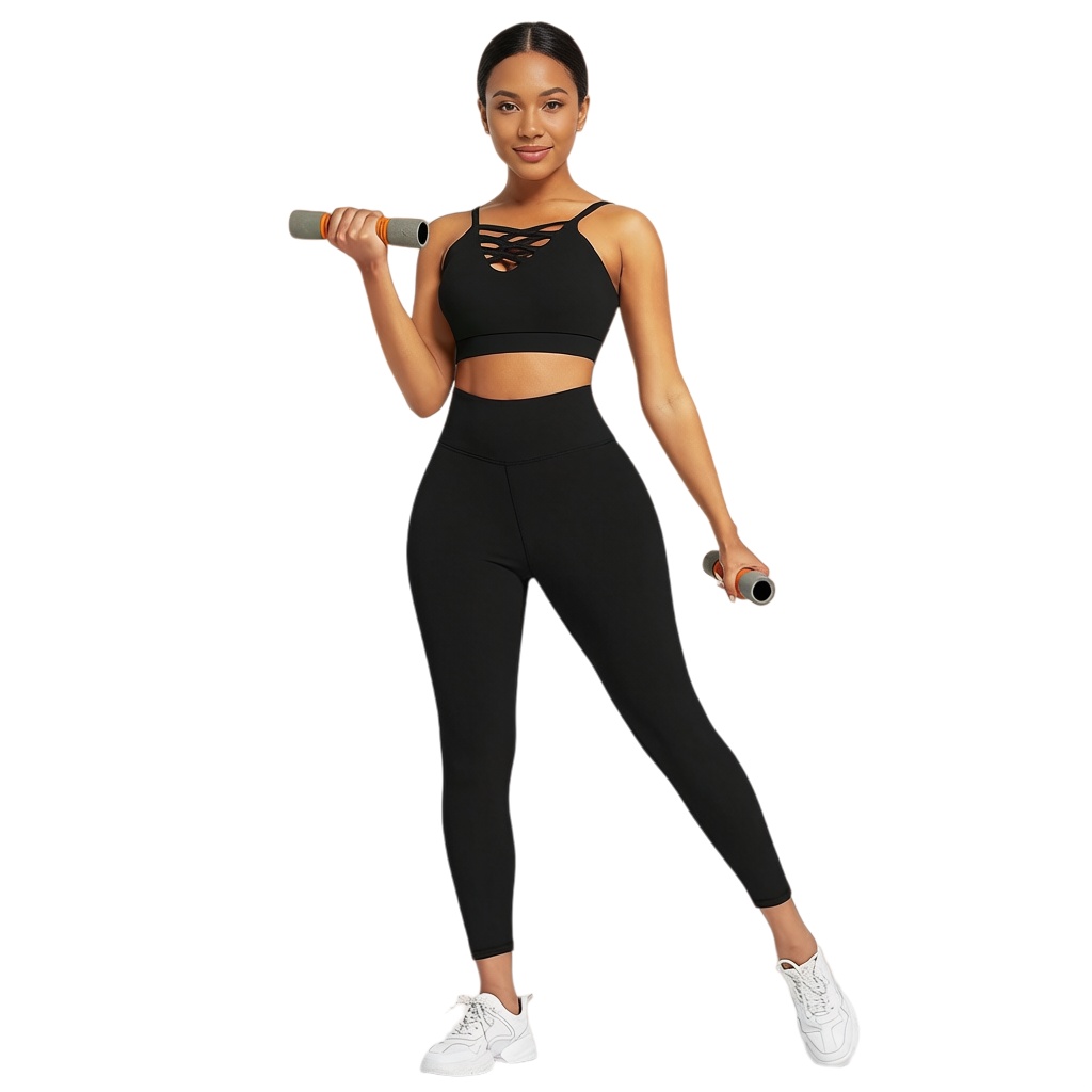 Yoga Of Fitness - 3-teiliges Damen Yoga Fitness Set -
