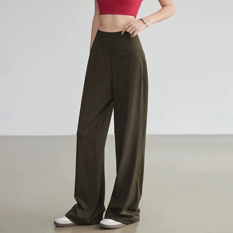 Yoga Fitness Training - Fitness Damen Lose Gerade Sporthose Hohe