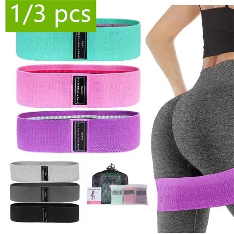 Yoga Fitness Resistance Band - Stoff-Widerstandsband für Hüfte und Po, Elastische