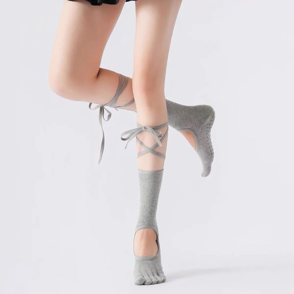 Ballerina-Yoga-Socken mit Schn – Yoga Of Fitness Bewertung und Preis