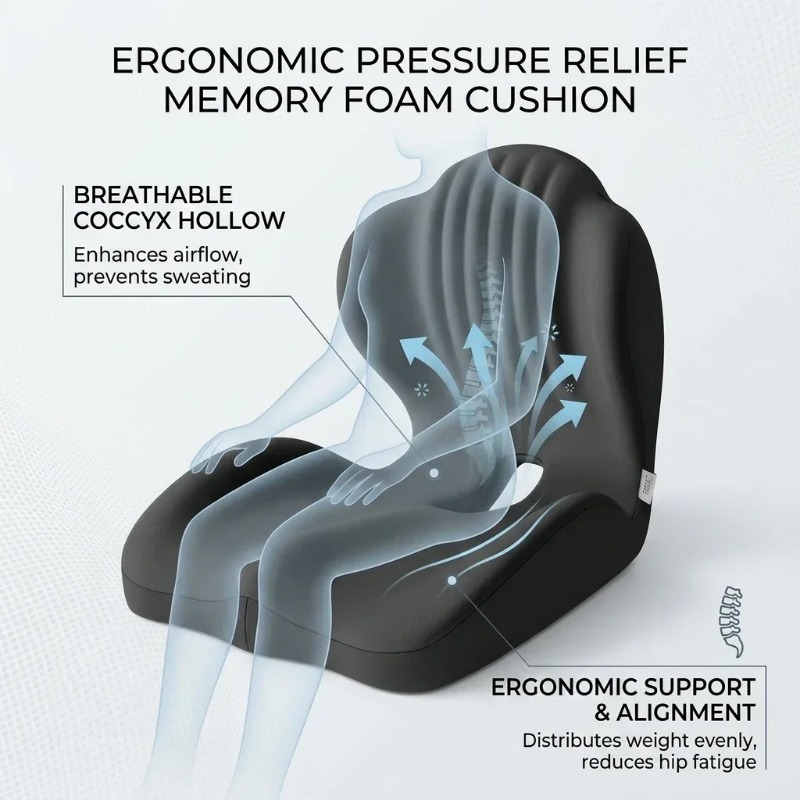 Kotflügelkissen aus Memory-Sch – Posture Corrector Back Bewertung und Preis